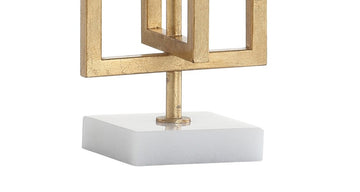 Anya 20.25" Metal/Marble LED Table Lamp - JONATHAN Y